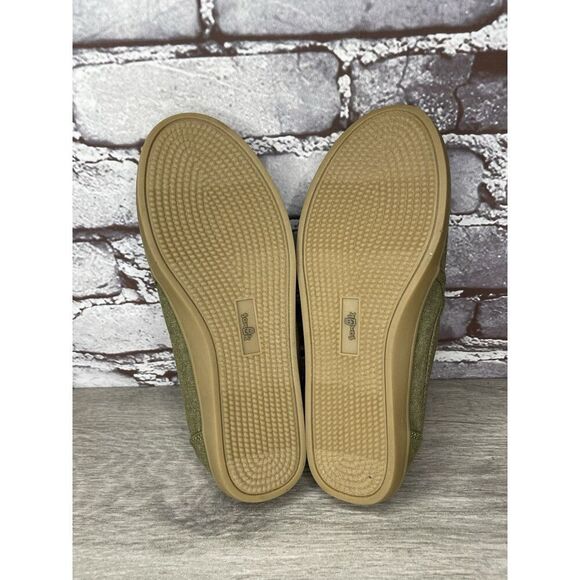 Sanuk Lil Pair O Dice Youth Green Canvas Sidewalk Surfer Shoes Kids Sz 3US/33EU - Picture 9 of 16